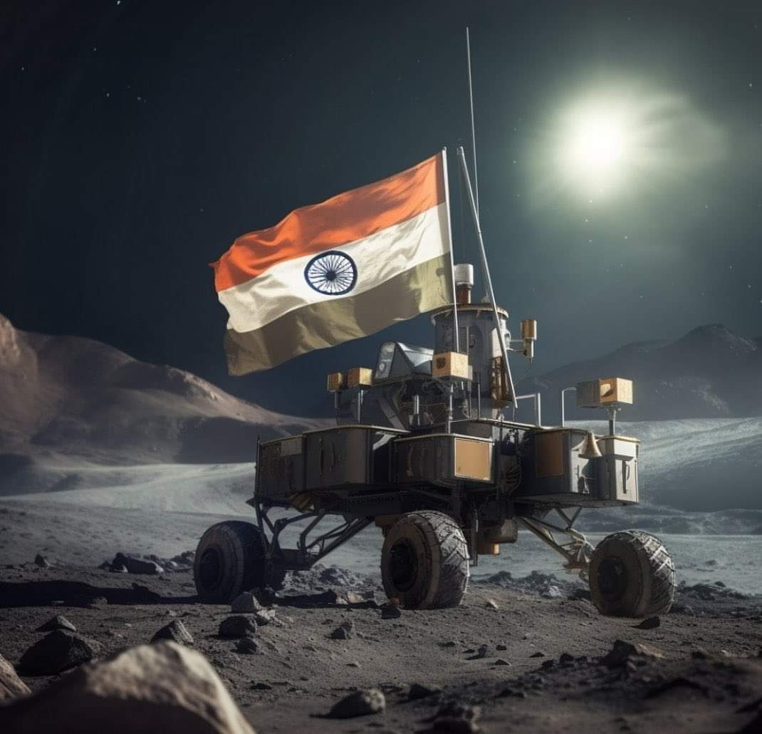 भारत ने रखा चांद की धरती पर कदम, दक्षिणी ध्रुव पर उतर रचा इतिहास